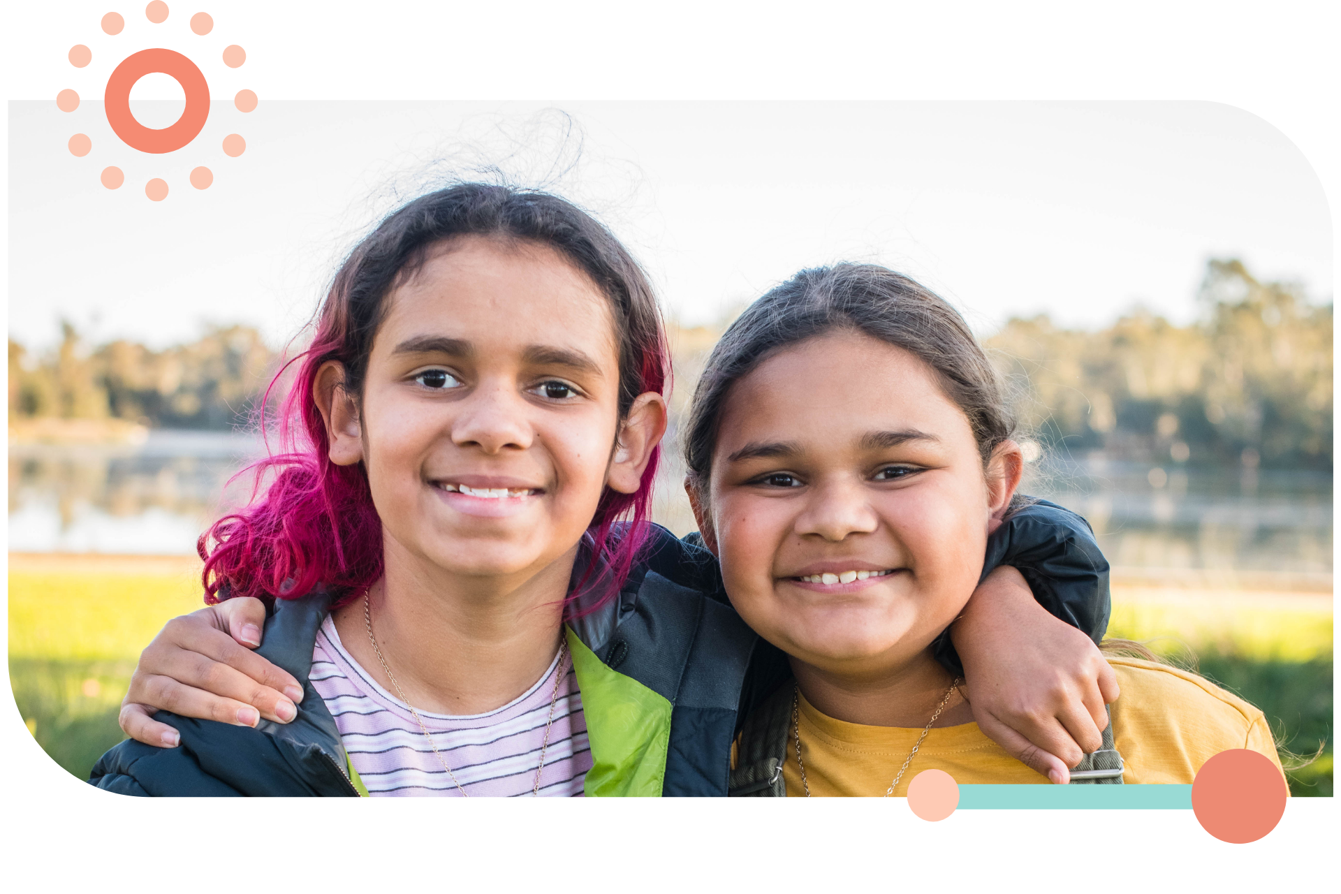 Two Aboriginal girls