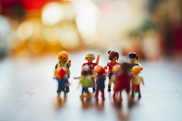 community of lego figures